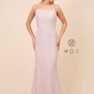 Straight Neck Sheath Shape Prom Dress NXC307